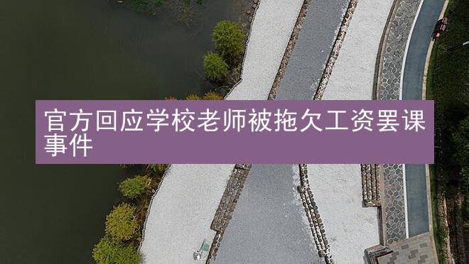 官方回应学校老师被拖欠工资罢课事件