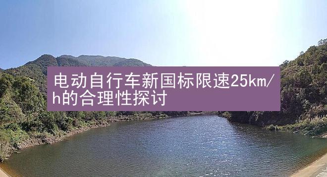 电动自行车新国标限速25km/h的合理性探讨